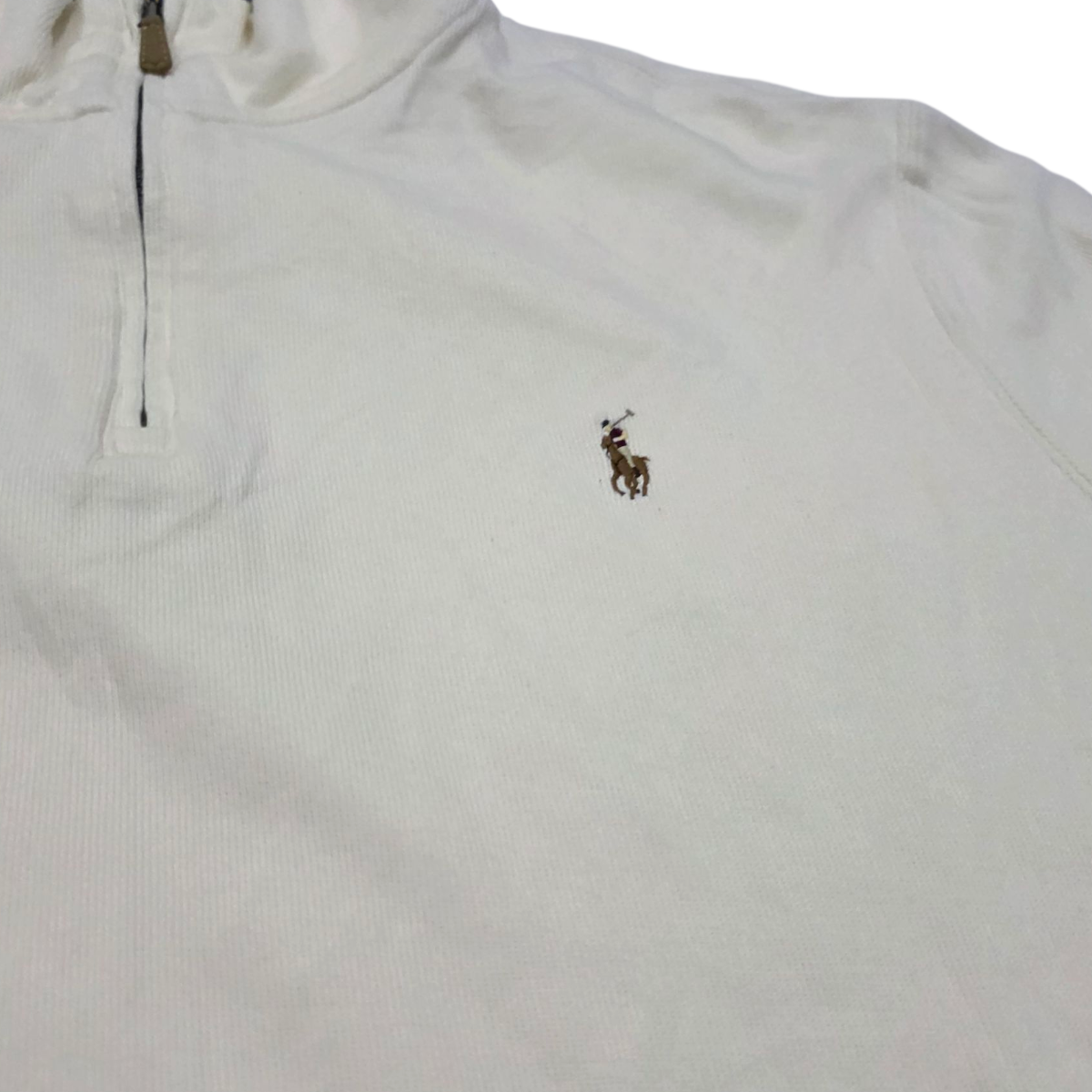 Sueter Ralph Lauren Xgrande Xl Beige Pony Colores