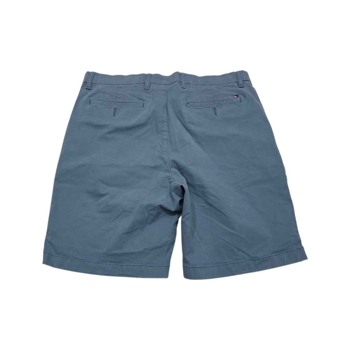Bermuda Tommy Hilfiger Talla 35 Azul Metalico Deslavado