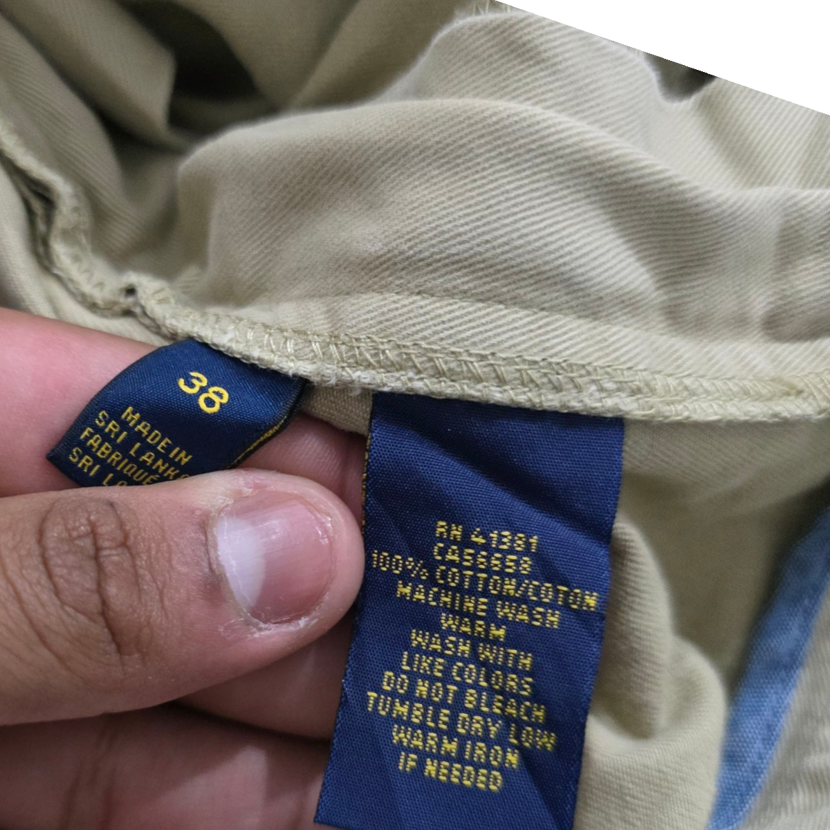Bermuda Ralph Lauren Talla 38 Cafe
