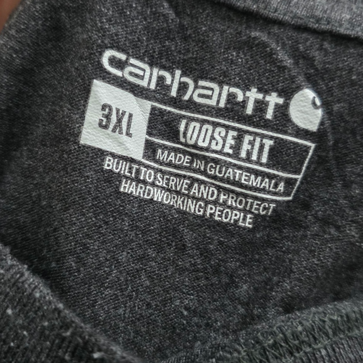Playera Loose Fit Manga Larga Carhartt 3xl Gris