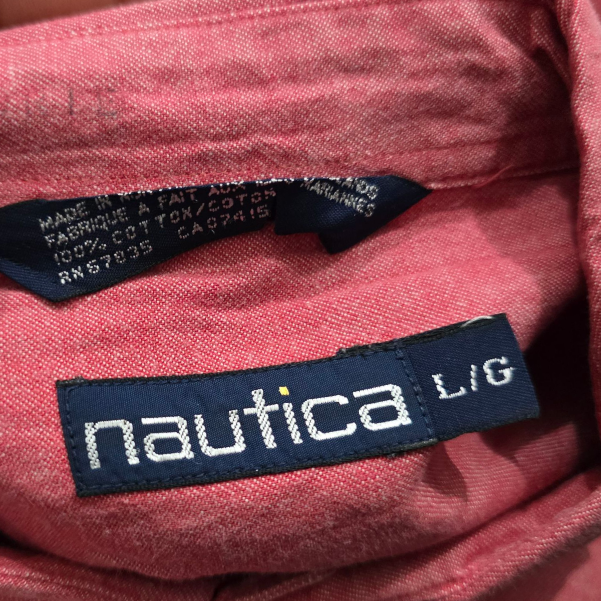 Camisa Nautica Grande L Coral