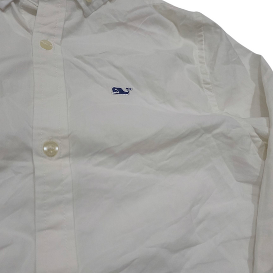 Camisa De Niño Vineyard Vines Chico S 8-10 Blanca