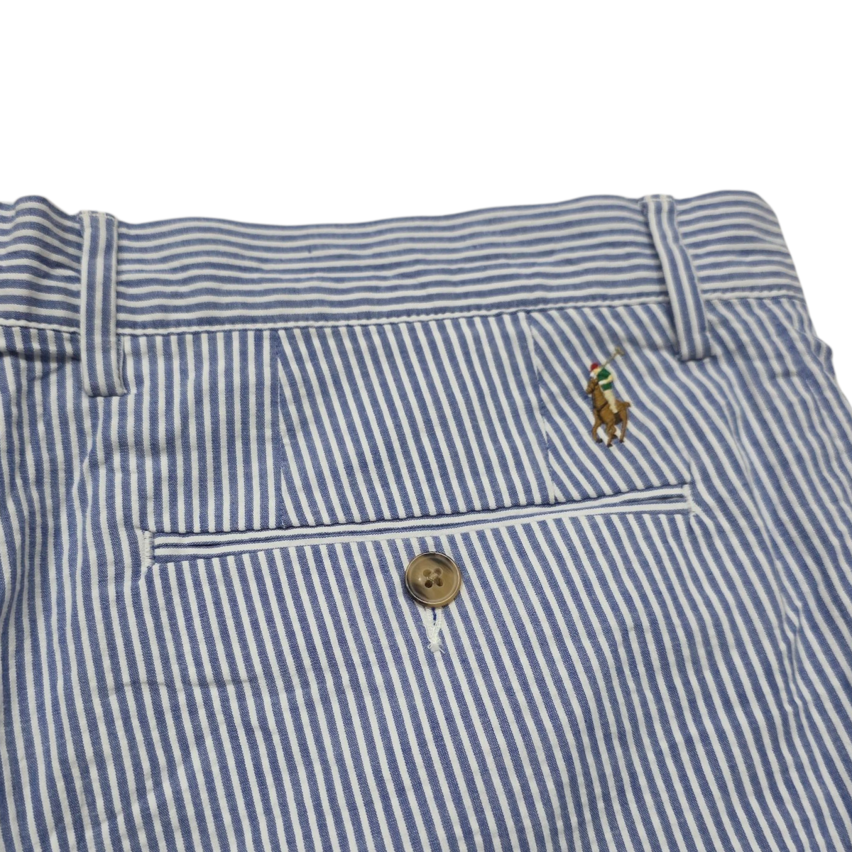 Bermuda Ralph Lauren Talla 35 Azul Lineas