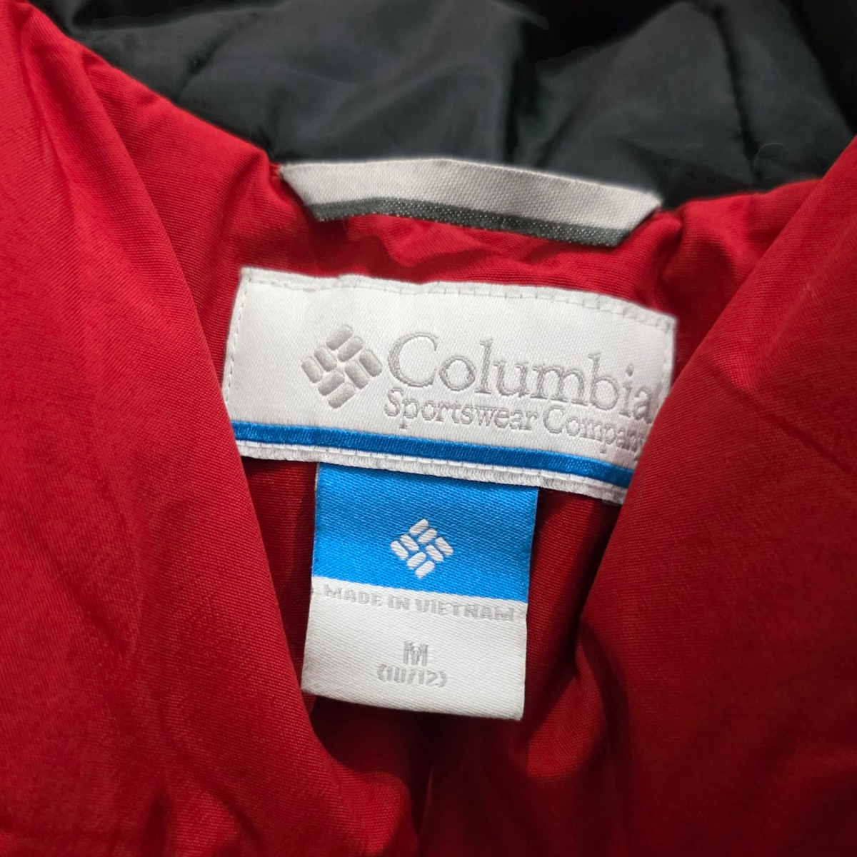 Chamarra Columbia Adolescente M 10-12 Rojo Gris