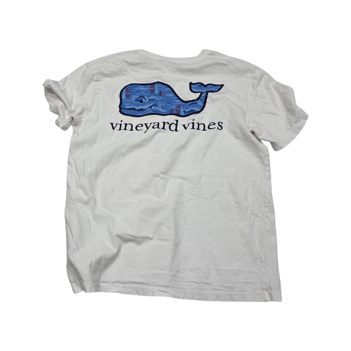 Playera Manga Larga Vineyard Vines Chico S Blanca