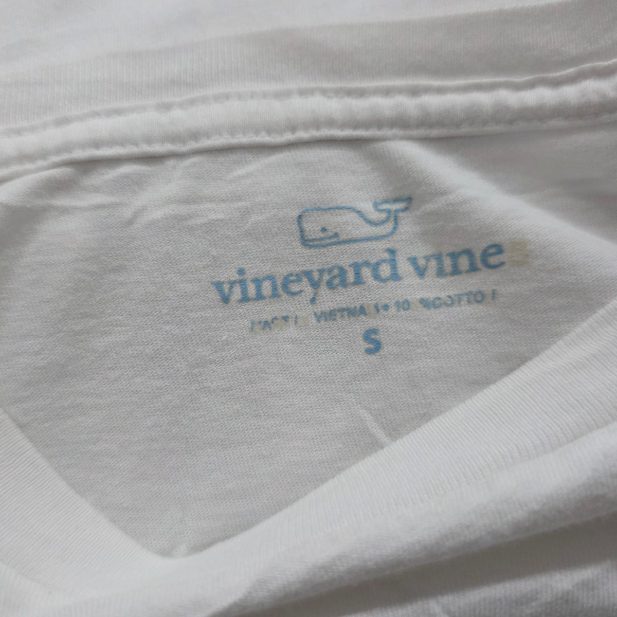 Playera Manga Larga Vineyard Vines Chico S Blanca