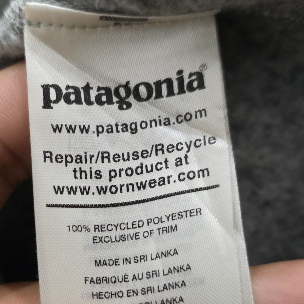 Chaleco Patagonia Mediana M Gris