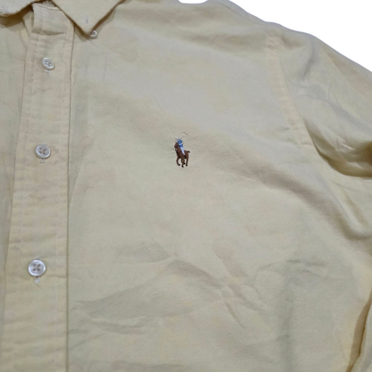 Camisa Ralph Lauren Grande L Amarillo Pony Colores