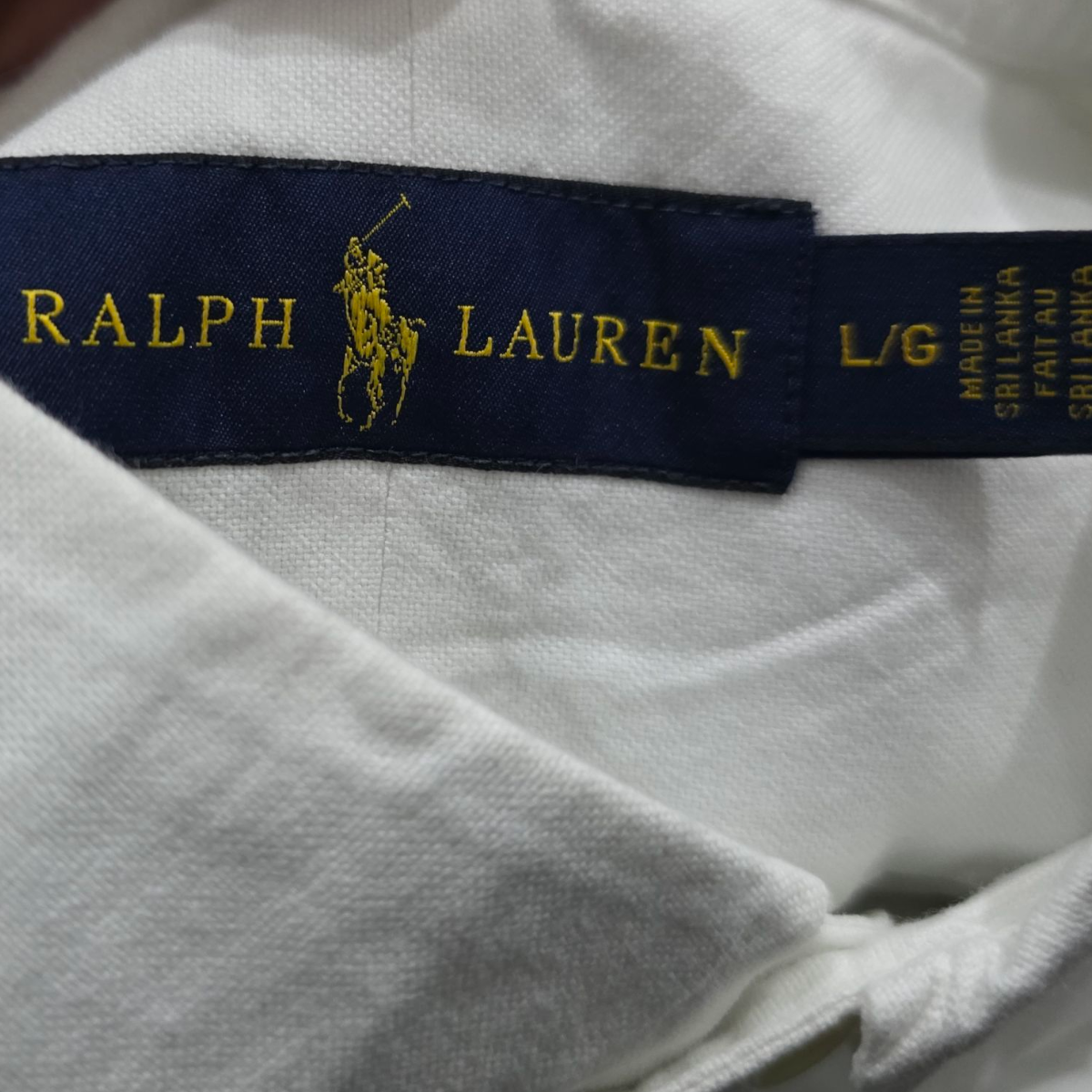 Camisa Ralph Lauren Grande L Blanco Pony Blanco