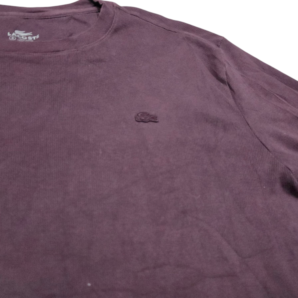 Playera Manga Larga Lacoste Fr 8 3xl Purpura