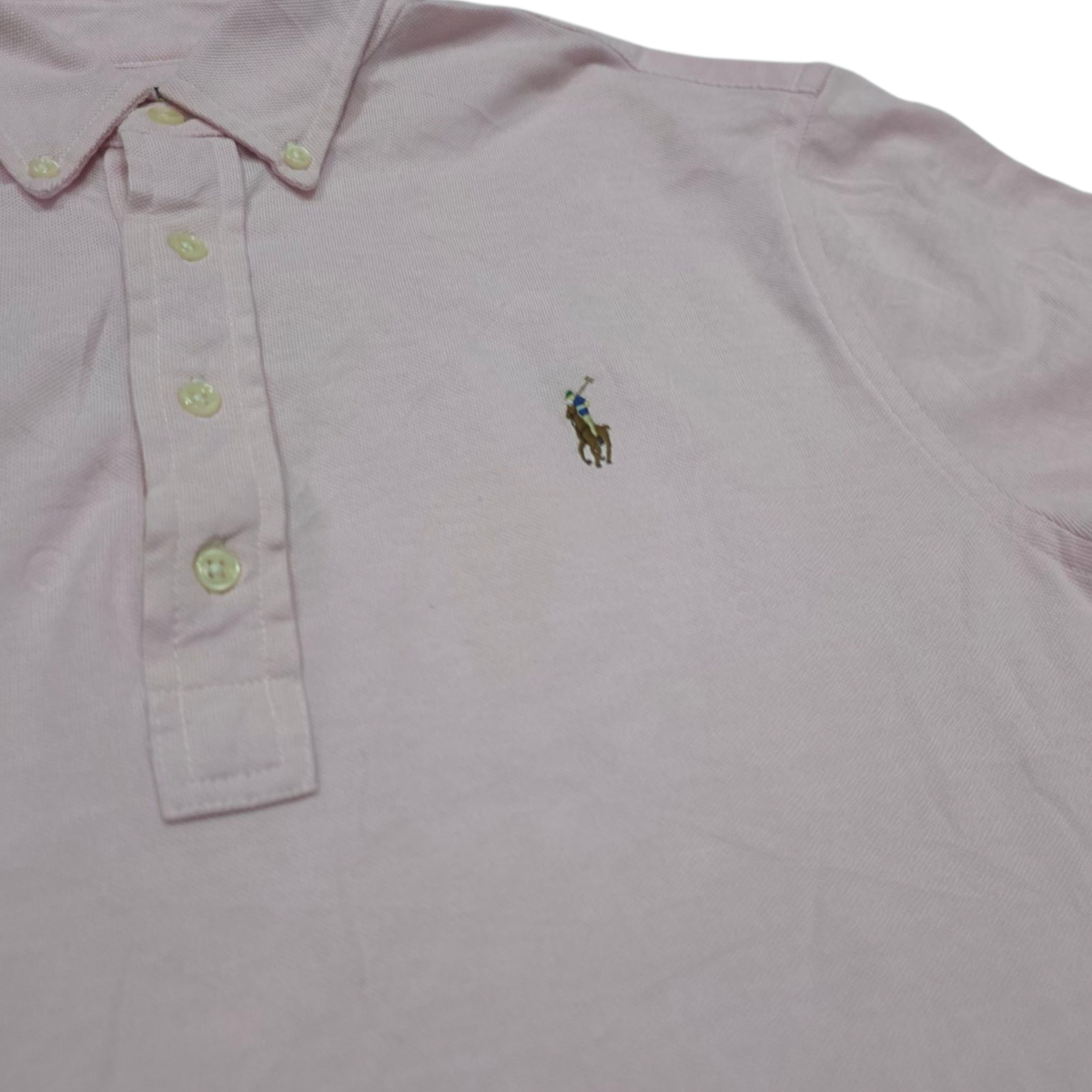 Playera Polo Ralph Lauren Grande L Rosa Pony Colores