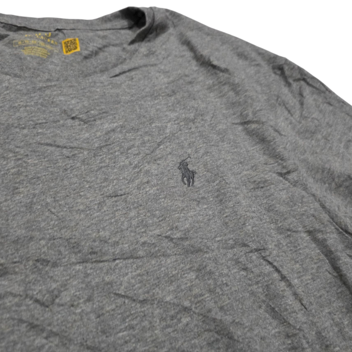 Playera Ralph Lauren Xgrande Xl Gris Pony Gris