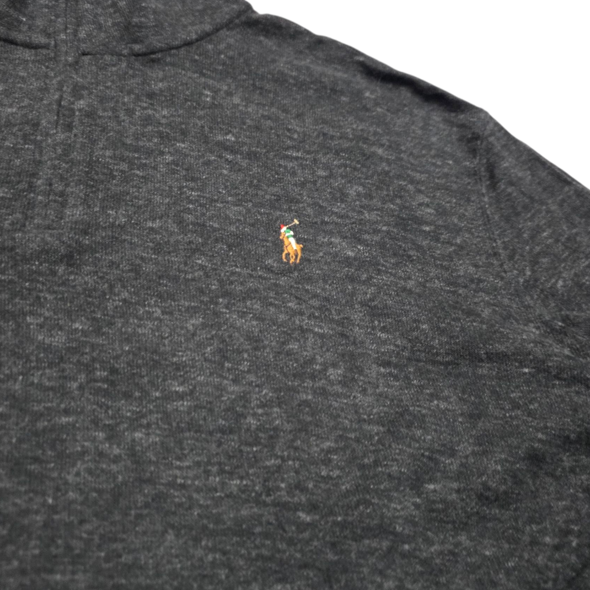 Sueter Ralph Lauren Xgrande Xl Gris Pony Colores