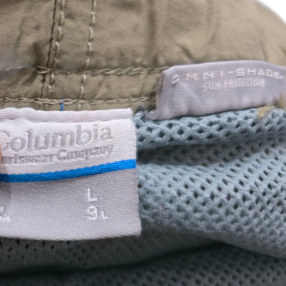 Bermuda Columbia Grande L Verde Con Cinturon Omni Shade