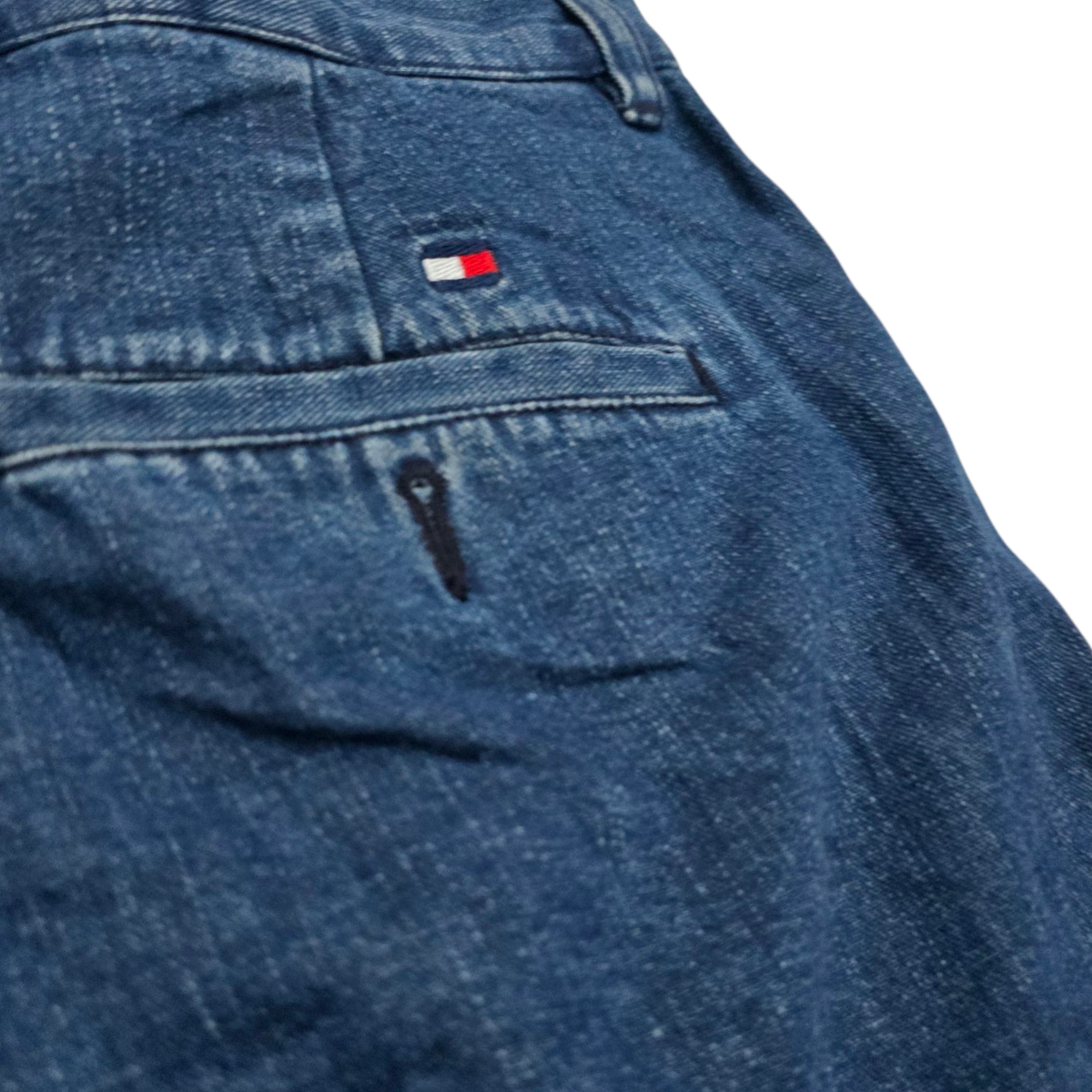 Bermuda Mezclilla Tommy Hilfiger Talla 36 Azul