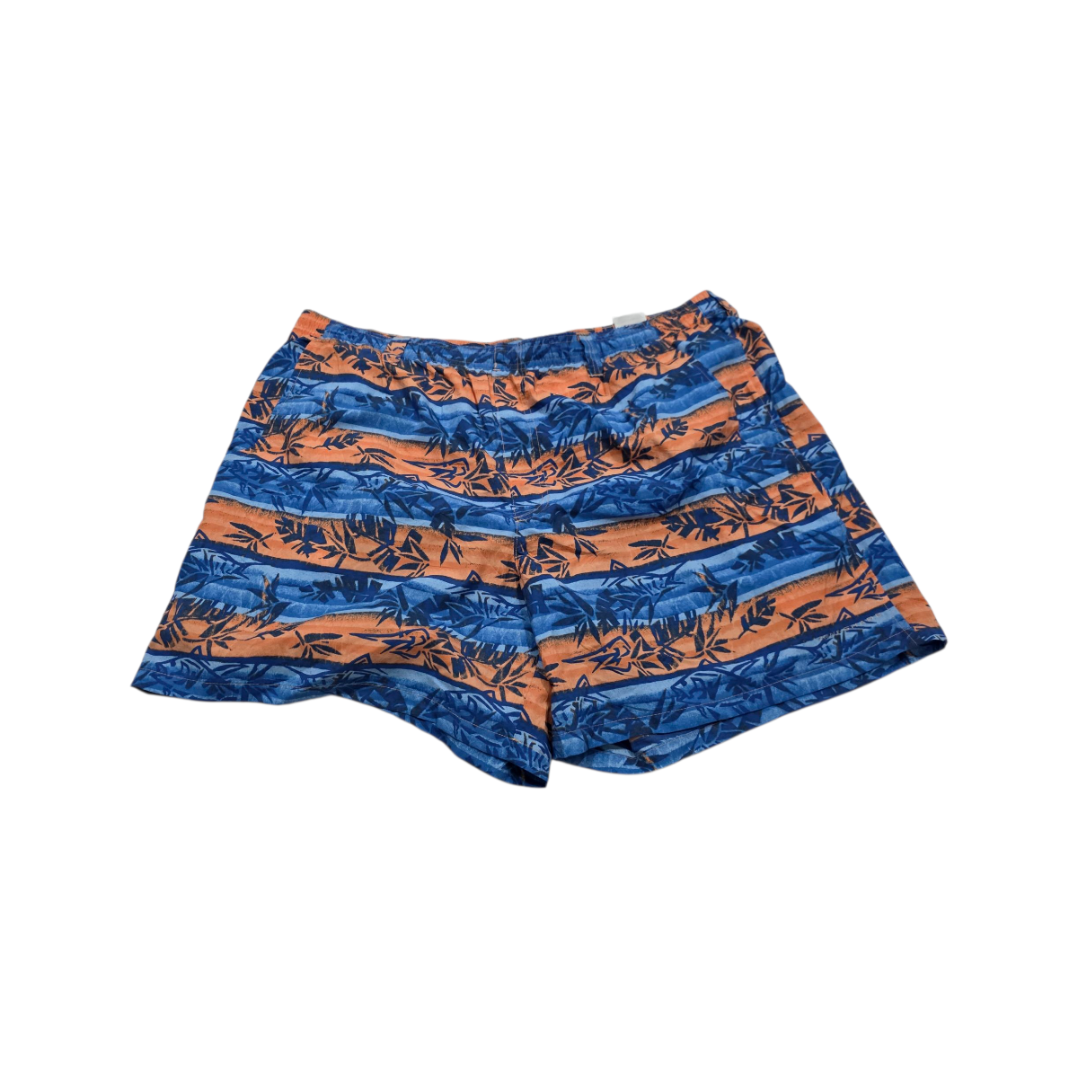 Bermuda Columbia Pfg Xgrande Xl Azul Y Naranja Palmeras