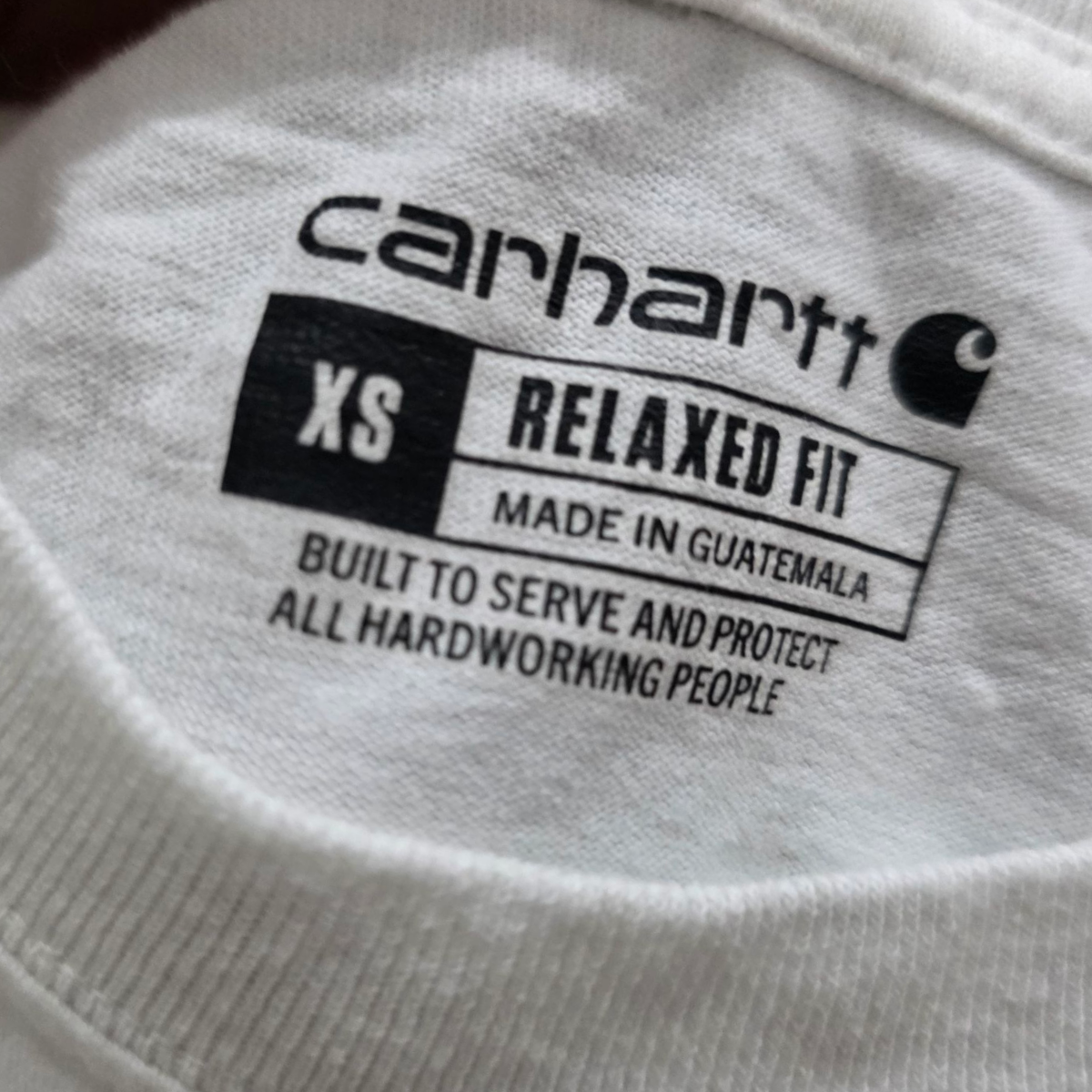 Playera Carhartt Xchico Xs Relaxed Fit Blanca