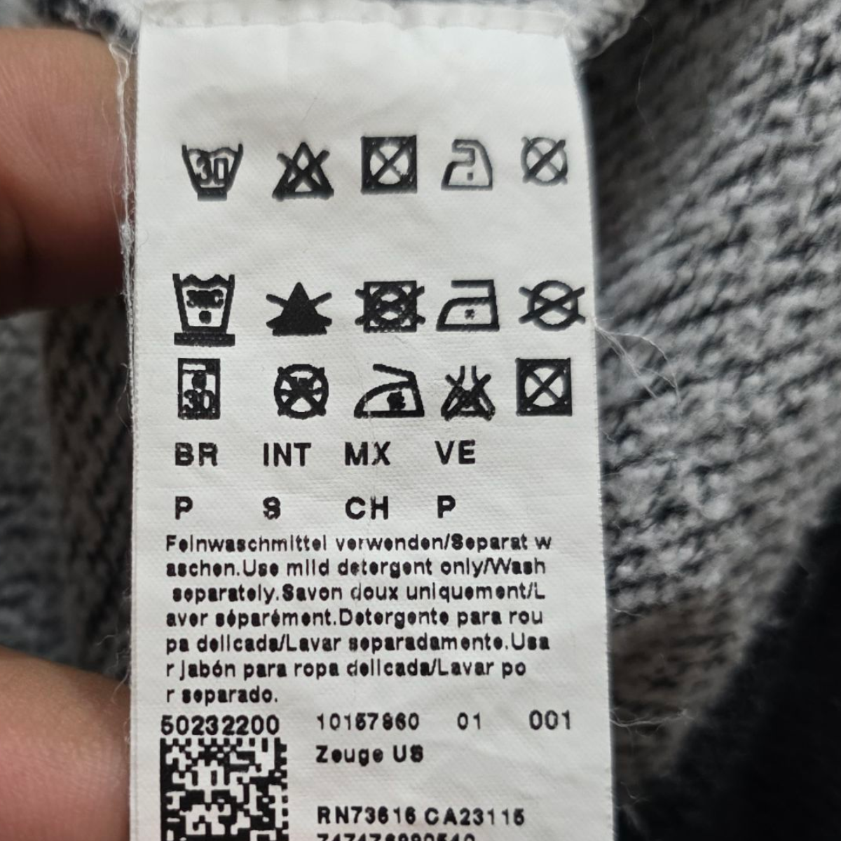 Sudadera Boss Chico S Gris Oscuro Con Gorro