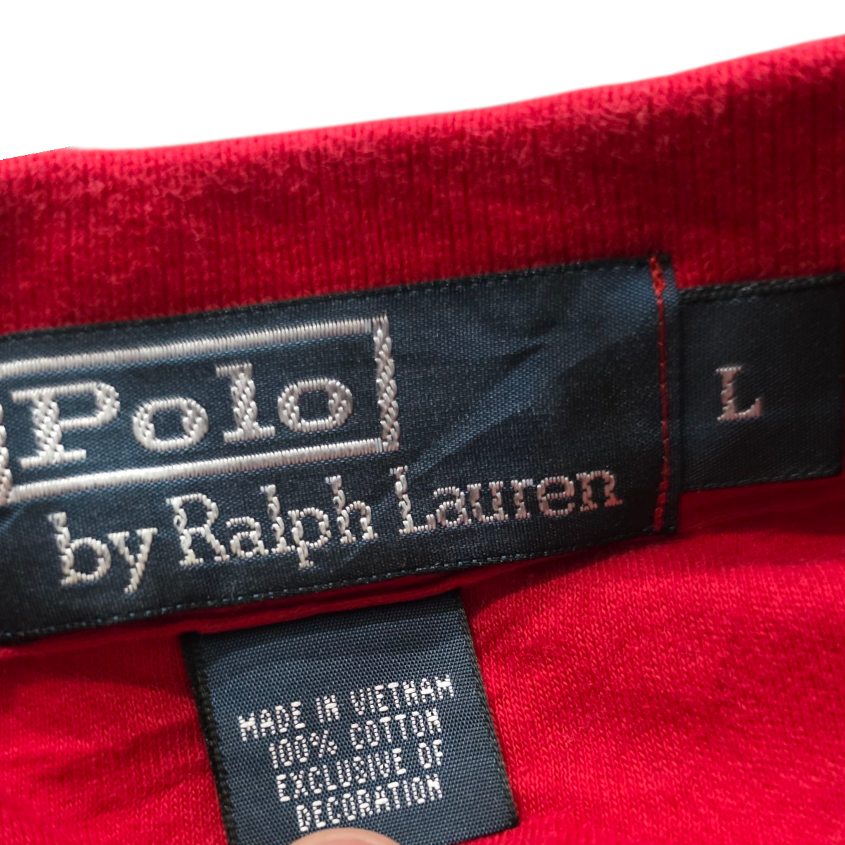 Playera Ralph Lauren Grande L Rojo Pony AzuL