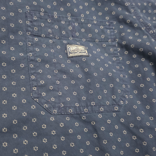 Camisa Ralph Lauren Xgrande Xl Azul Flores