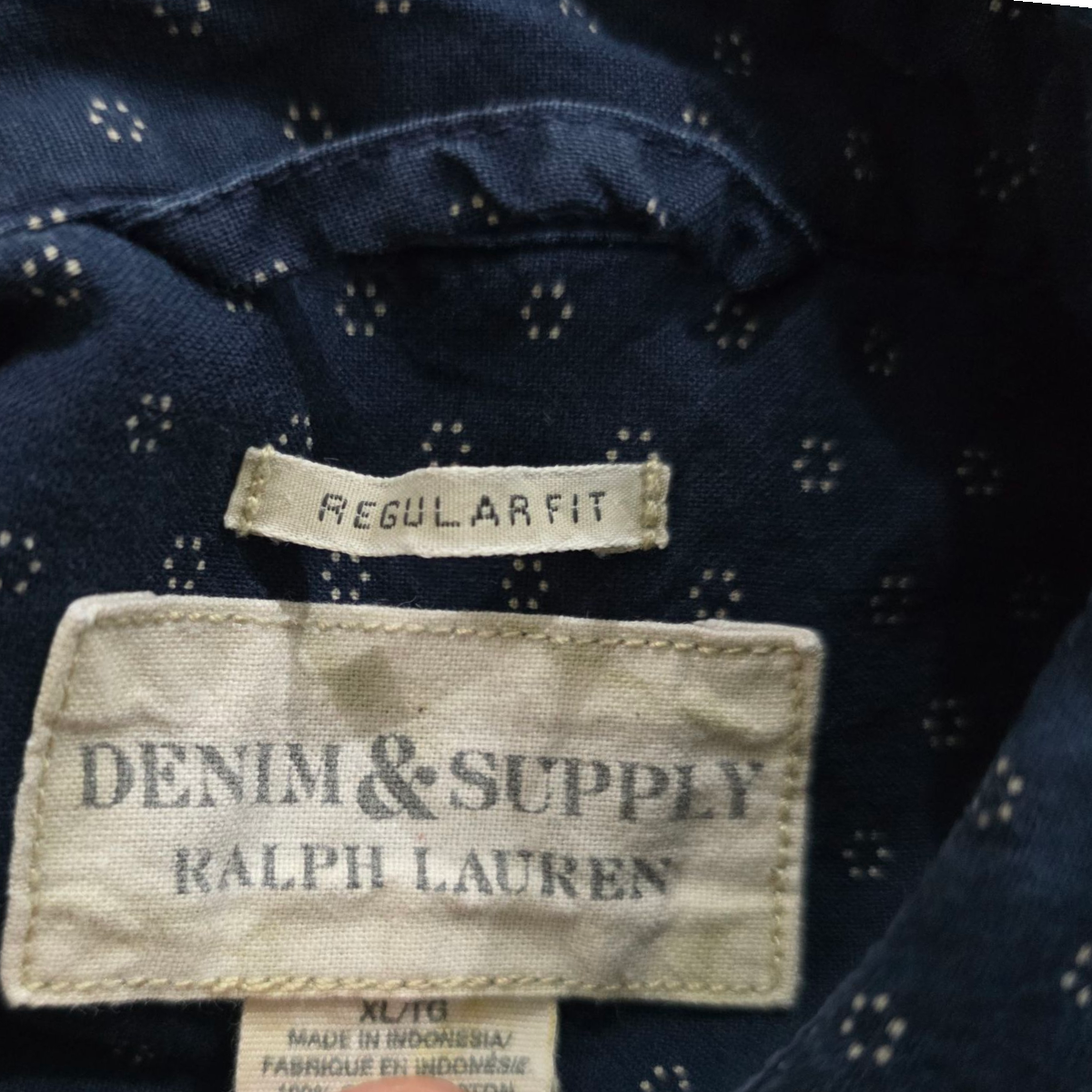 Camisa Ralph Lauren Xgrande Xl Azul Flores