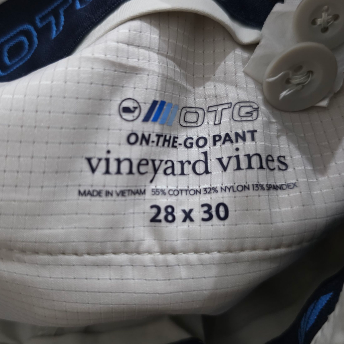 Pantalon Vineyard On The Go Recto 28x30 Beige