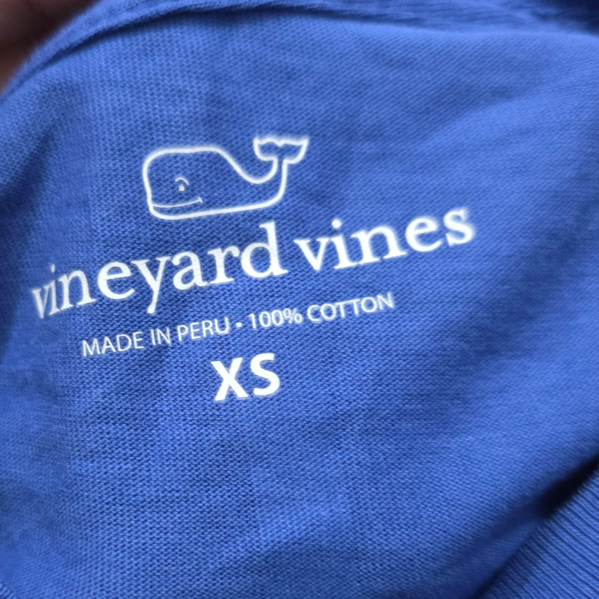 Playera Vineyard Vines Xchico Xs Manga Larga Azul