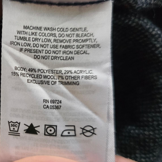 Camisa Columbia Chico S Gris Oscuro