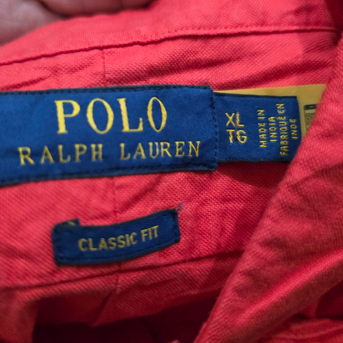 Camisa Classic Fit Ralph Lauren Xgrande Xl Rojo