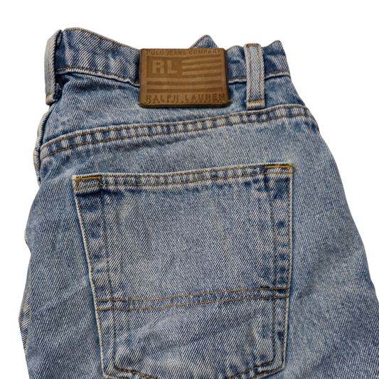 Pantalon Ralph Lauren 30x30 Relaxed Fit Azul Claro Vintage