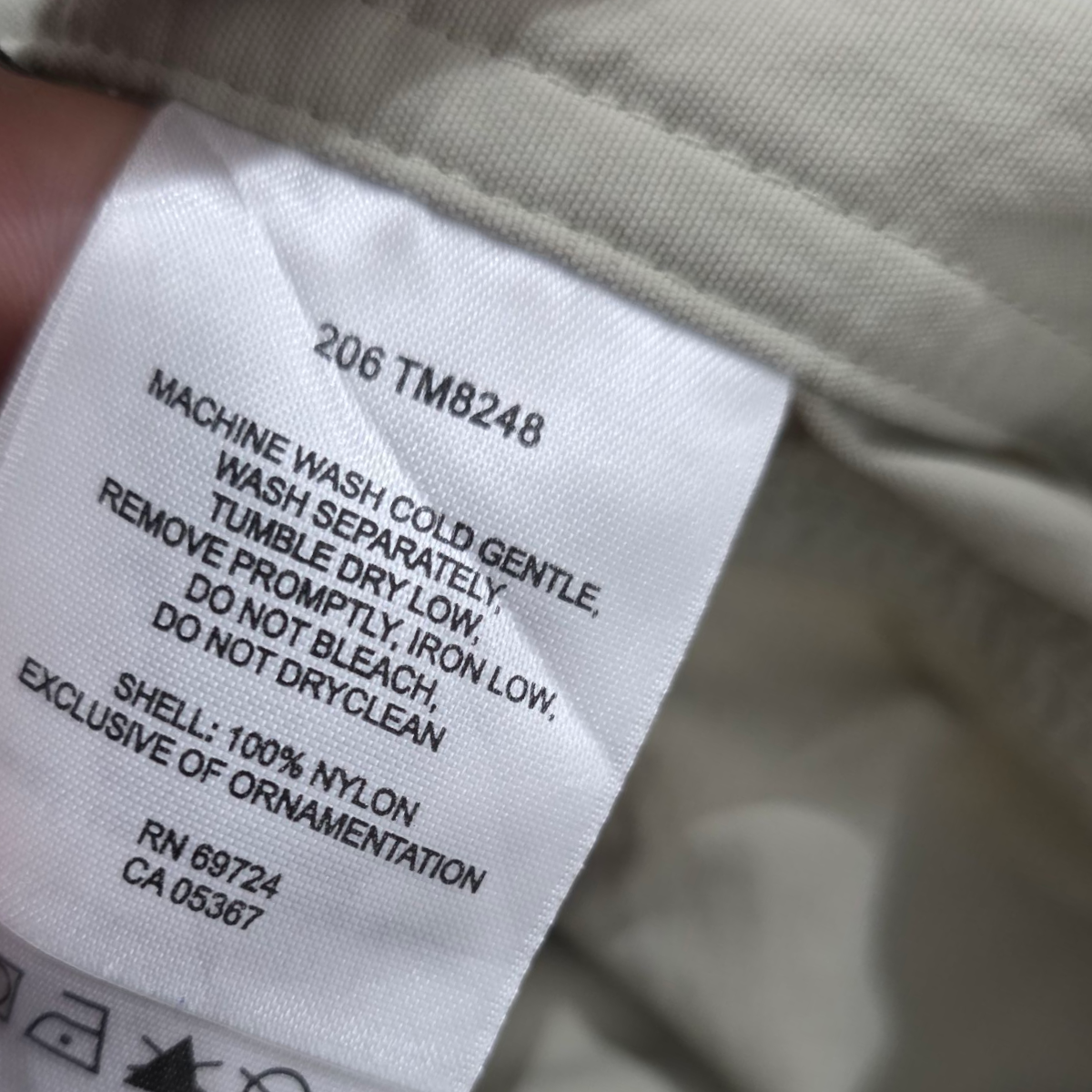 Pantalon Convertible Columbia Talla 34 Beige