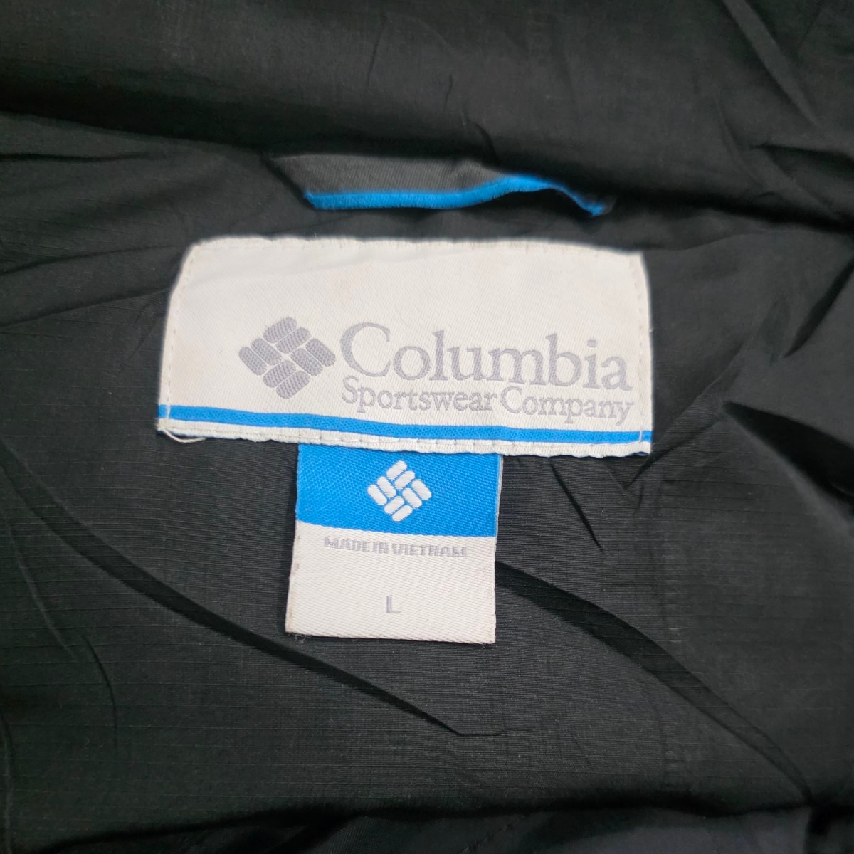 Chamarra Columbia Grande L Negro Y Gris