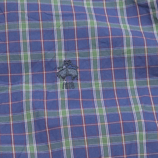Camisa Brooks Brothers Chico S Cuadros Azul
