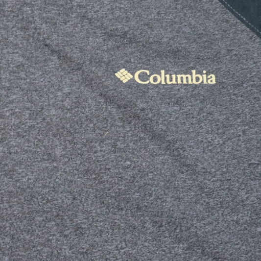 Playera Manga Larga Columbia Chico S Azul