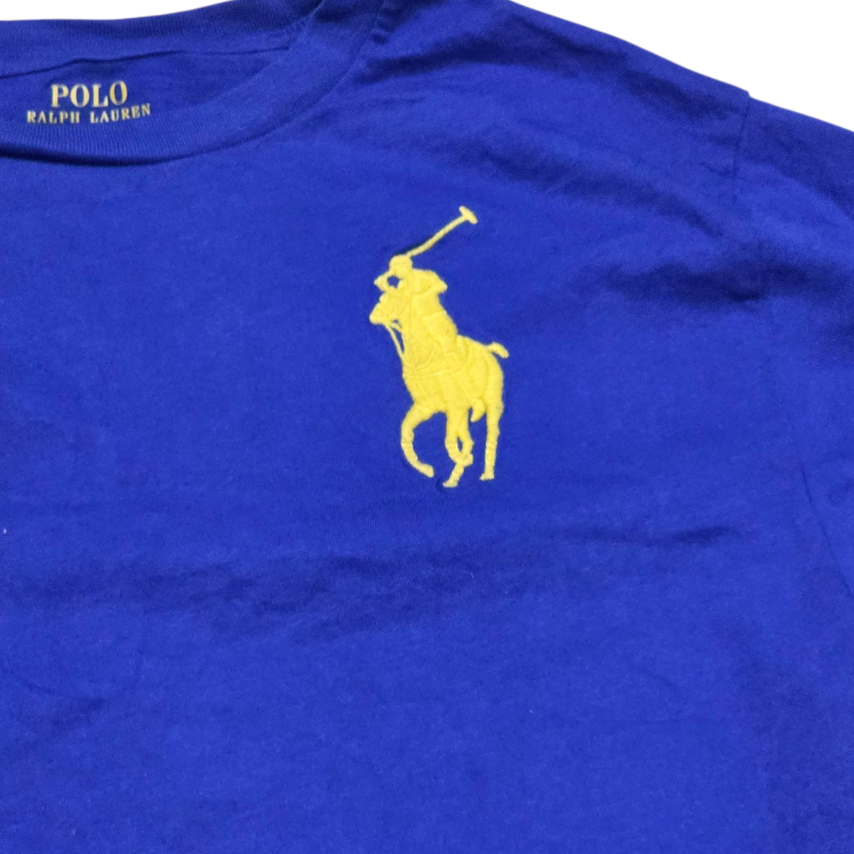 Playera Ralph Lauren Adolescente L 14-16 Azul