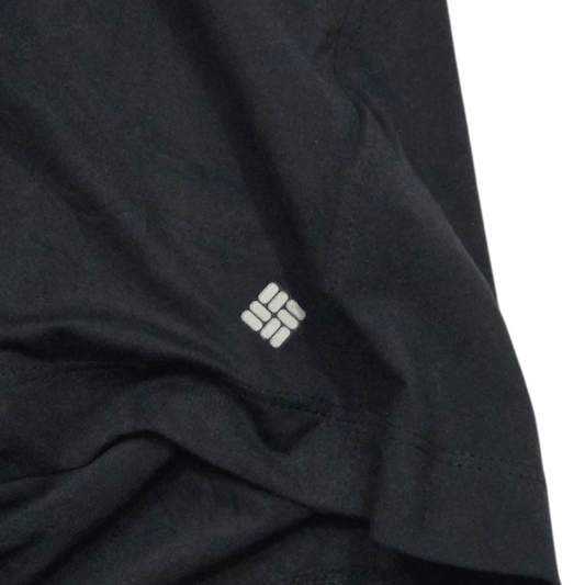 Playera Polo Medio Cierre Columbia Grande L Negro (Usado)