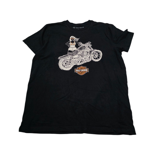 Playera Harley Davidson Moto Xgrande Xl Negro