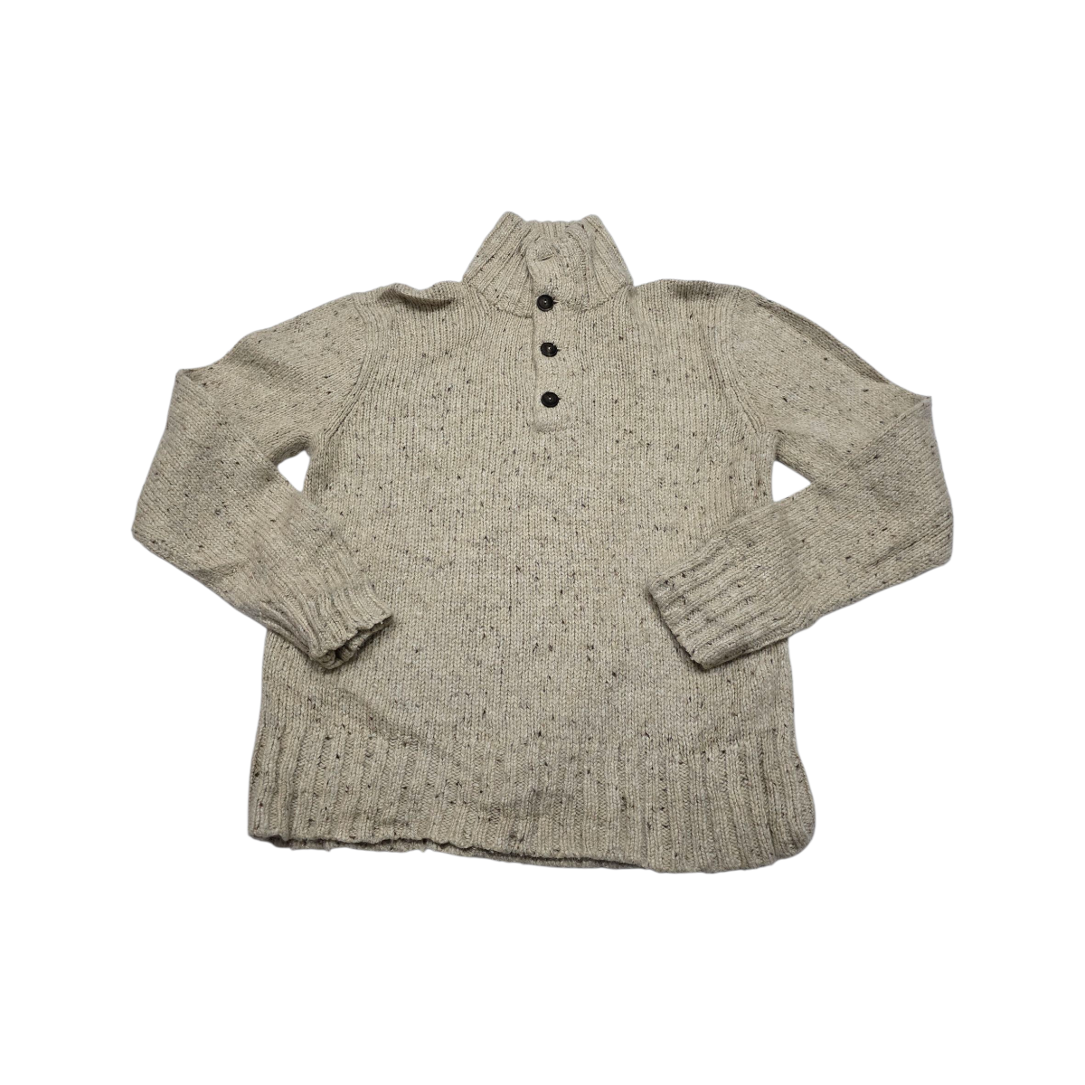 Sueter Ralph Lauren Mediana M Cafe 3 Botones