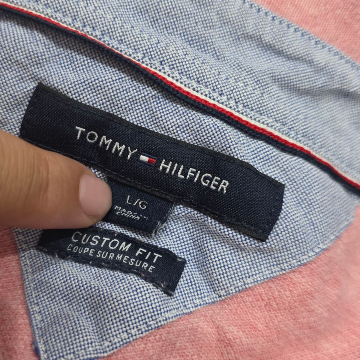 Playera Polo Tommy Hilfiger Grande L Rosa