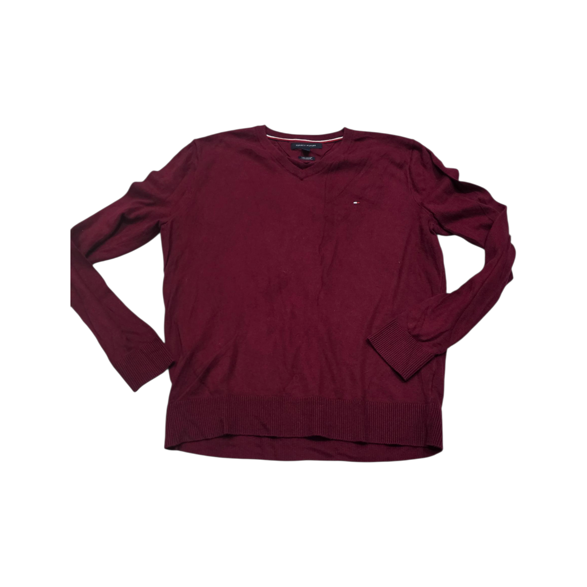 Sueter Tommy Hilfiger Grande L Vino Cuello V
