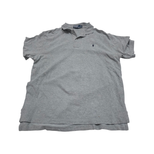 Playera Polo Ralph Lauren Xgrande Xl Gris Pony Azul