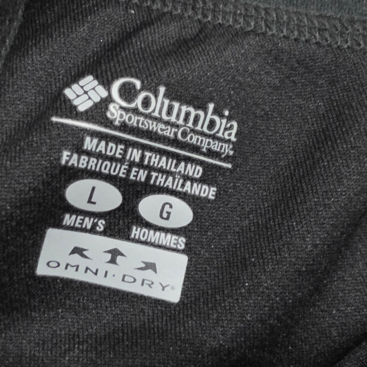 Pantalon Columbia Grande L Negro Omni Dry Negro