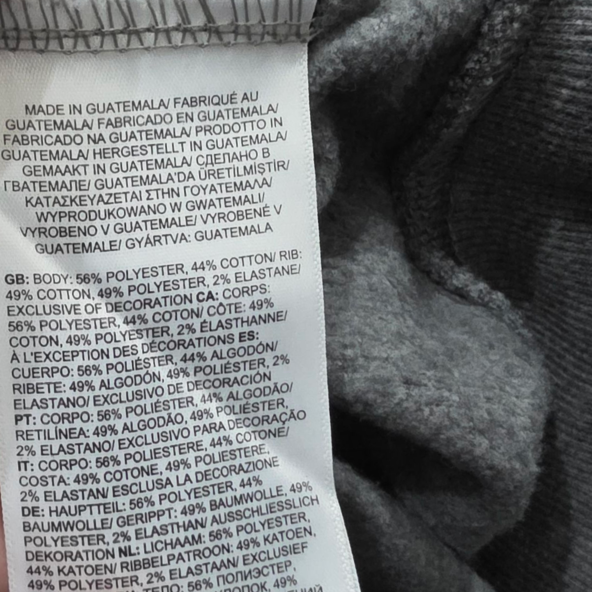 Sudadera The North Face Grande L Gris