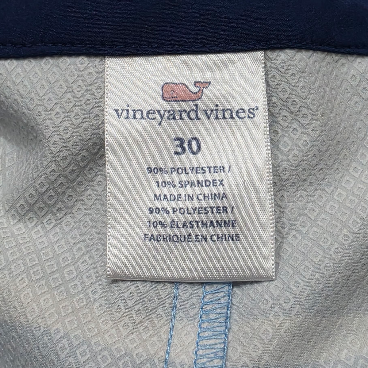Bermuda Vineyard Vines Talla 30 Azul Lineas