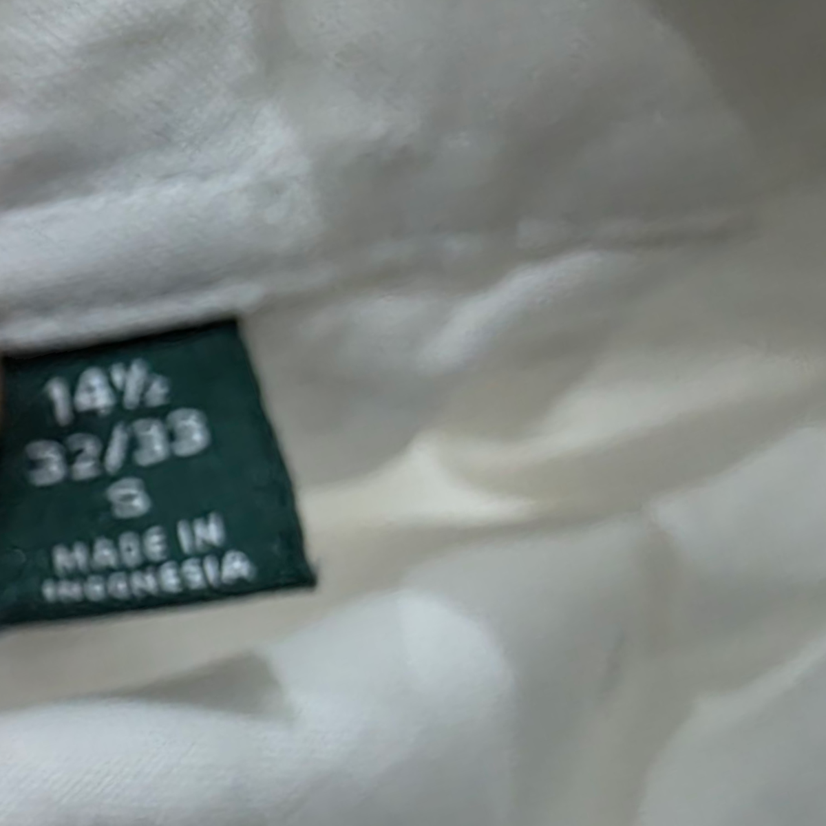 Camisa Ralph Lauren Chico S 14 1/2 32-33 Blanca