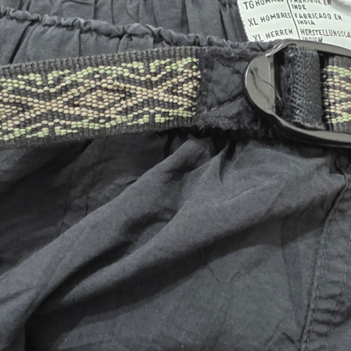 Bermuda Columbia Xgrande Xl Negro Cinturon