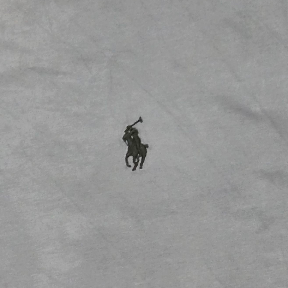 Playera Ralph Lauren Xgrande Xl Gris Deslavado Pony Gris