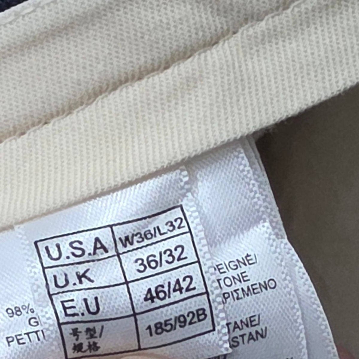 Pantalon Brooks Brothers 36x32 Clark Fit Cafe (Usado)