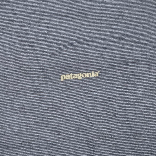 Playera Manga Larga Con Cierre Patagonia Capilene Azul
