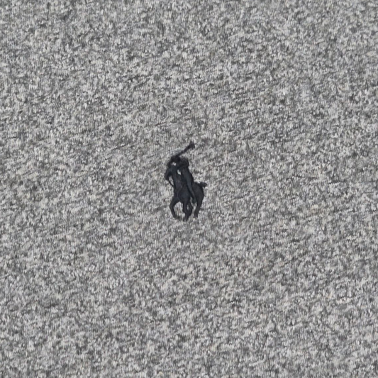 Playera Ralph Lauren 2xl Gris Pony Negro